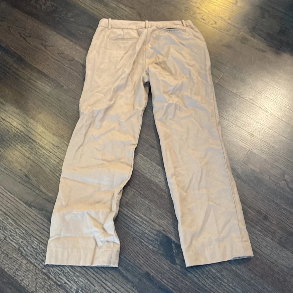 J. Crew Tan Wool Pants Trousers 6 EUC Cafe Trouser - Picture 9 of 9